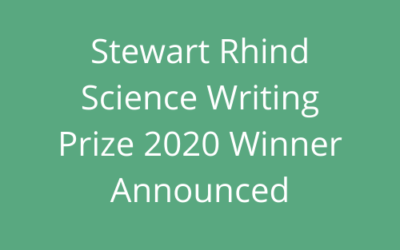 SRF Stewart Rhind Science Writing Prize – 2020 Winner Announced