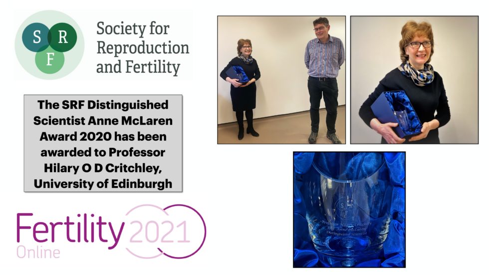 SRF Distinguished Scientist Anne McLaren Award | Society ...